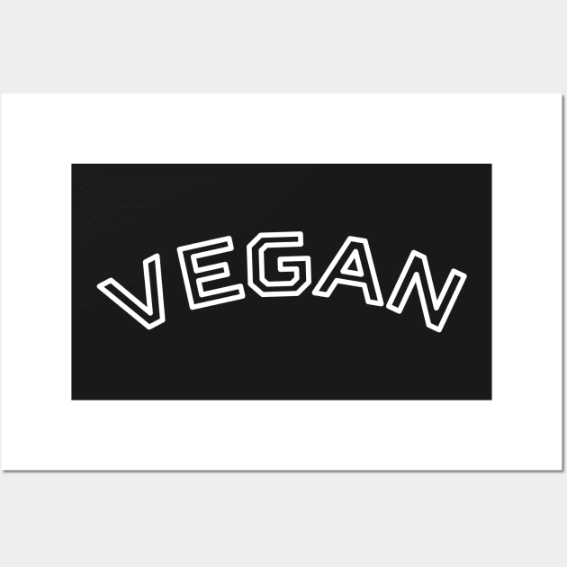 Cool Vegan T-Shirt Wall Art by happinessinatee